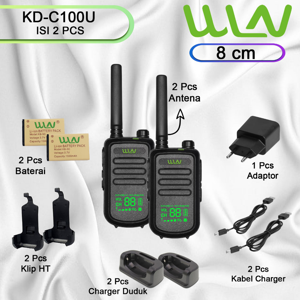 HT WLN KD-C100U ISI 2 PCS (LAYAR LED)