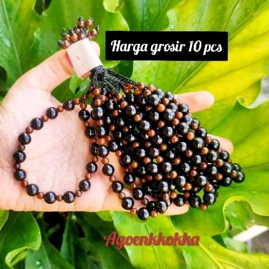 Grosir 10 pcs Gelang Angggur kombinasi motif hitam kokka kaokah