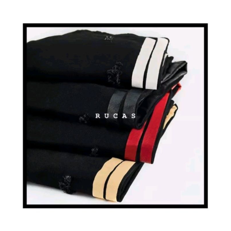 [RUCAS SEASON 5]WHITE||BLACK||CREAM||RED STRIPES