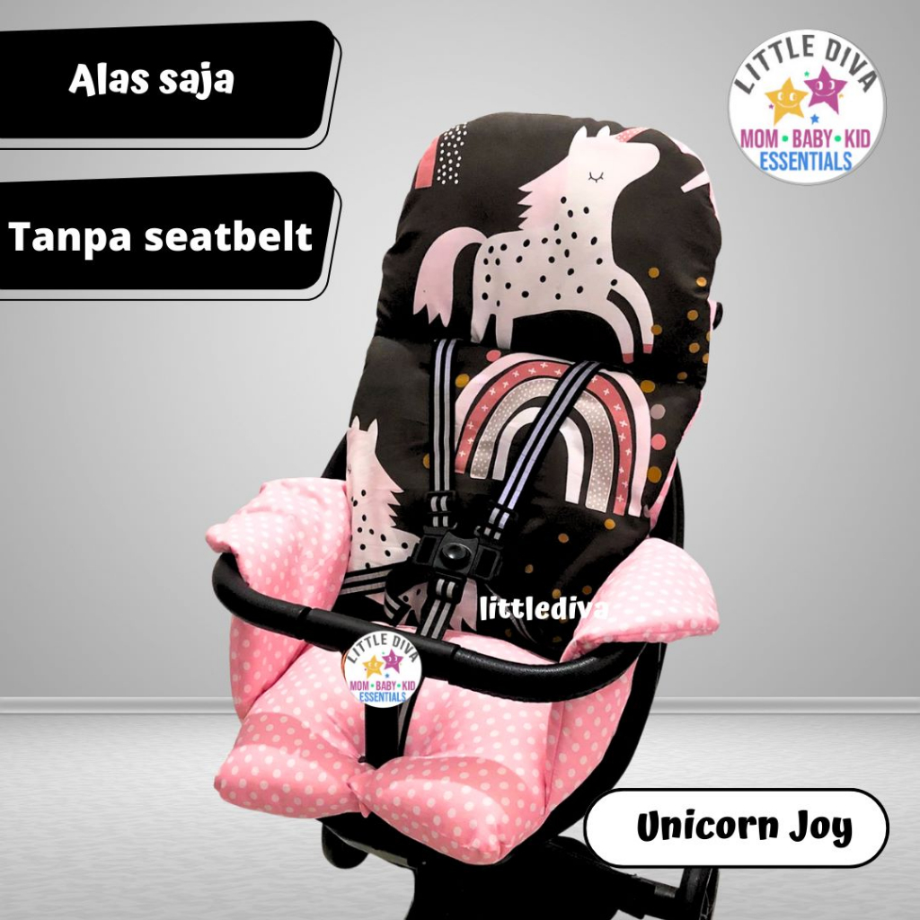 UNICORN JOY  Stroller Pad EGG 55  - Alas Stroller TANPA TALI SEATBELT Telur Akachan Kereta dorong bayi fit to baobaohao v5 v8 v18 baobao bao trike