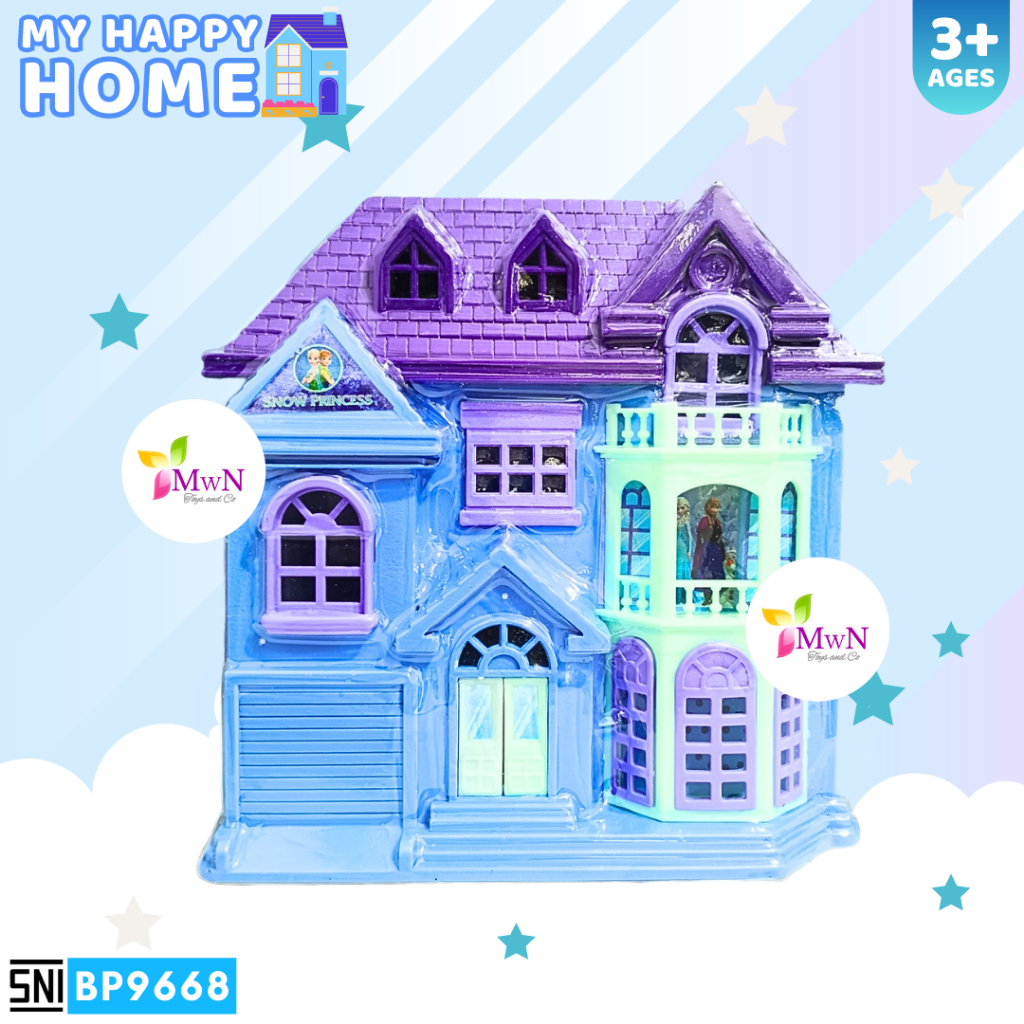 MWN Mainan My Happy Home Snow Biru No.BP9668