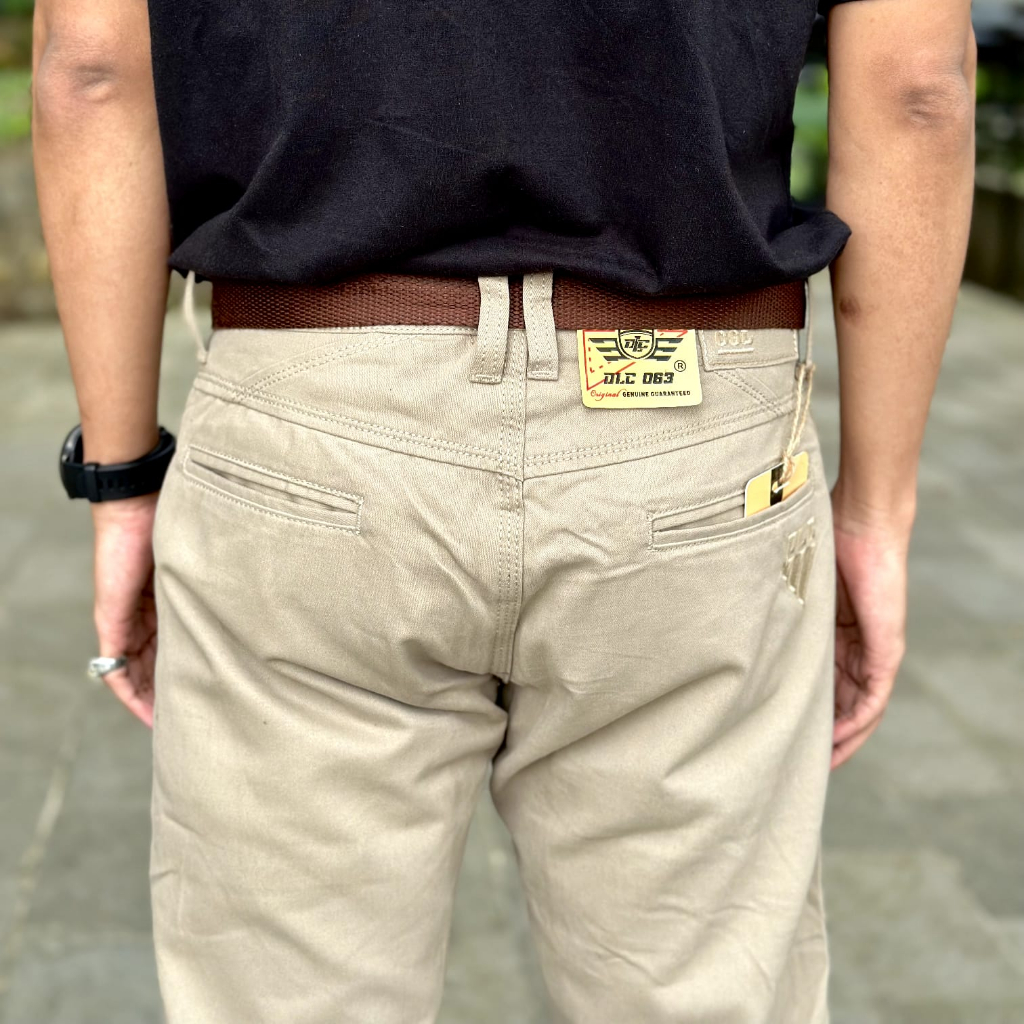 Celana Dlc063  Chinos Melar Street Kanvas Panjang Canvas Original Terbaru 2021 Cardinal Chino