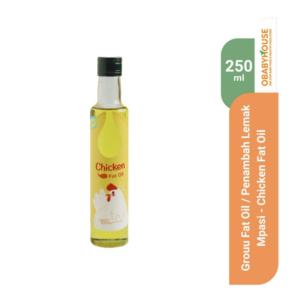 

Grouu Fat Oil / Penambah Lemak Mpasi - Chicken Fat Oil 250 ml