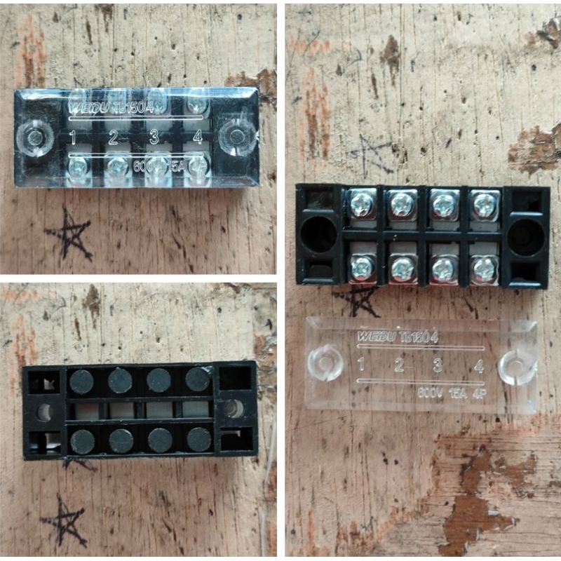 Terminal Block Blok Kabel Listrik 4 Pole