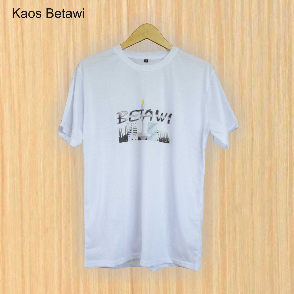 Kaos Betawi / Kaos / Kaos Santai /Kaos T-Shirt Motif/Gambar Betawi