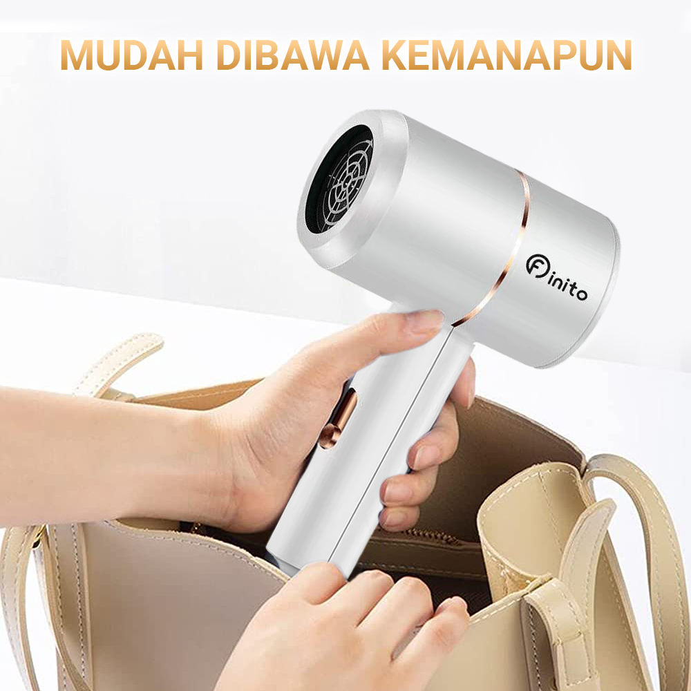 Hair Dryer Pengering Rambut Mini Berkualitas Terbaik &amp; Termurah Desain Elegan Dan Daya Tinggi HB-04