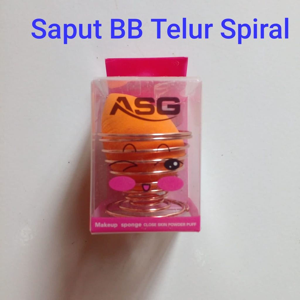 ASG SPONGE BEAUTY BLENDER SPONS BLAND MAKE UP (Spiral / Tabung)