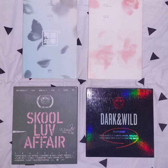 Album BTS Unsealed Skool Luv Affair, / SLA / HYYH / The Most Beautiful Moment in Life / Dark and Wil