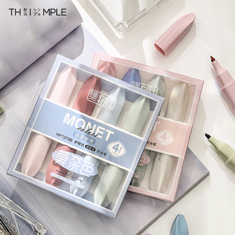 

Ready STOCK BISA COD - 4pcs/set HIGHLIGHTER WARNA SOFT PASTEL-THIMPLE