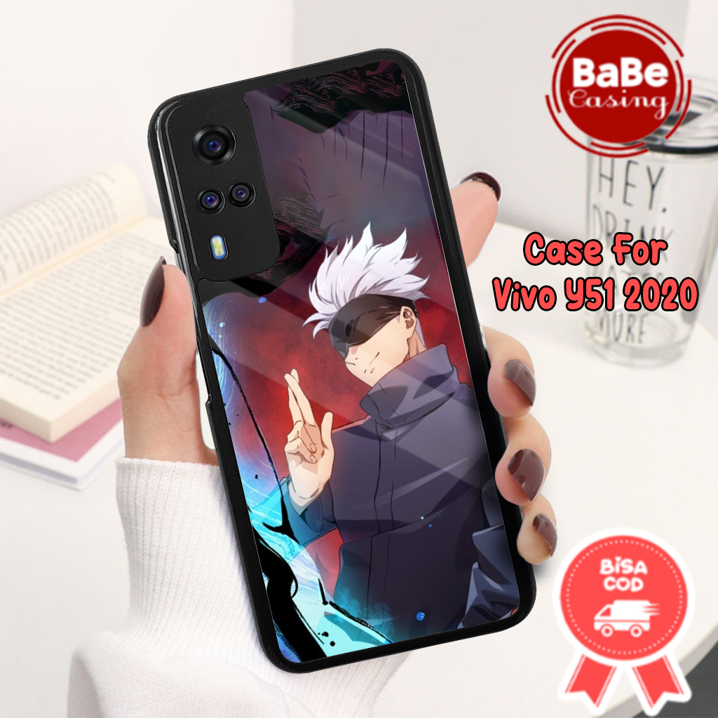 Case Vivo Y51 2020 Casing Anime Gojo3 Case Hp Kondom Hp Case Aesthetic Case Anime Pelindung Hp Vivo 