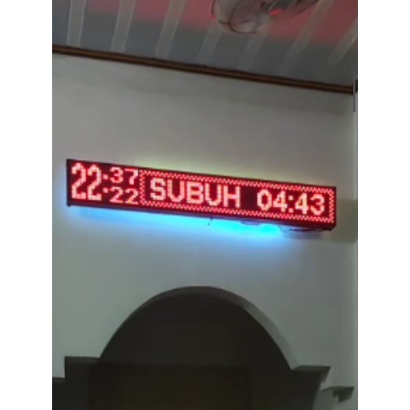 JAM JADWAL SHOLAT RUNNING TEXT