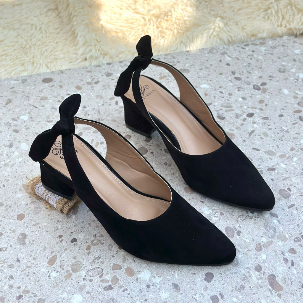 BABY HEELS BLACK