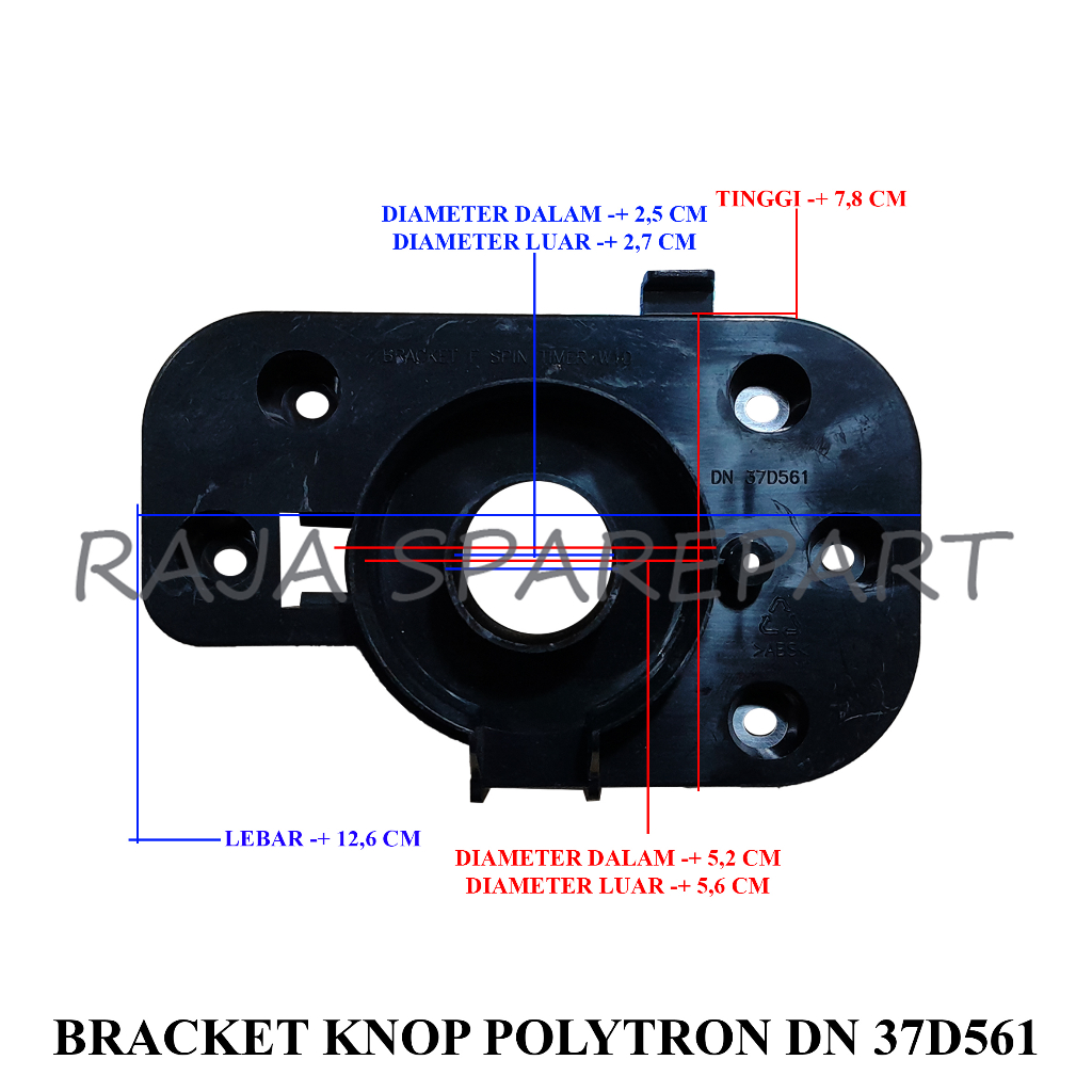 BRACKET MESIN CUCI/TATAKAN TIMER/BRACKET KNOP POLYTRON DN 37D561