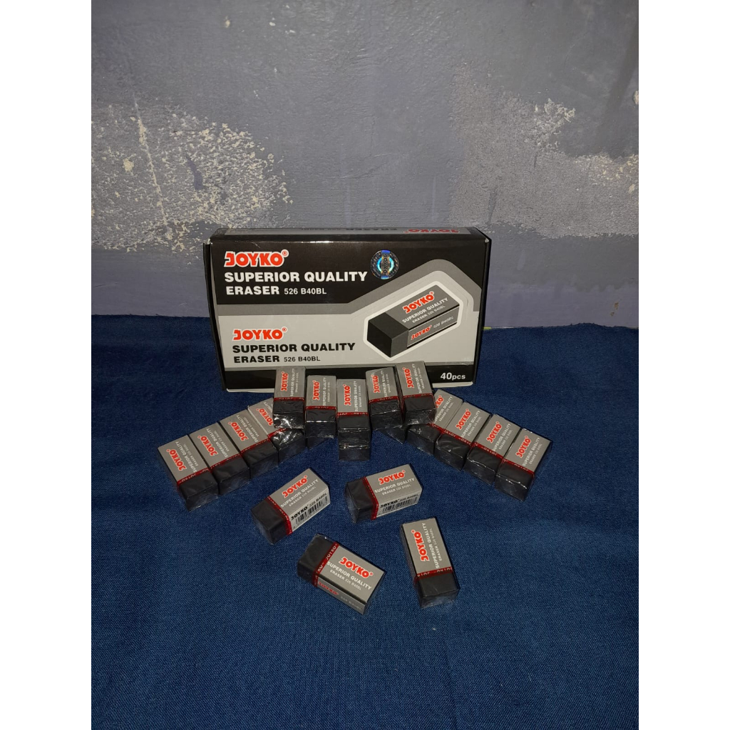 

Penghapus Pensil Joyko Superior Eraser Hitam