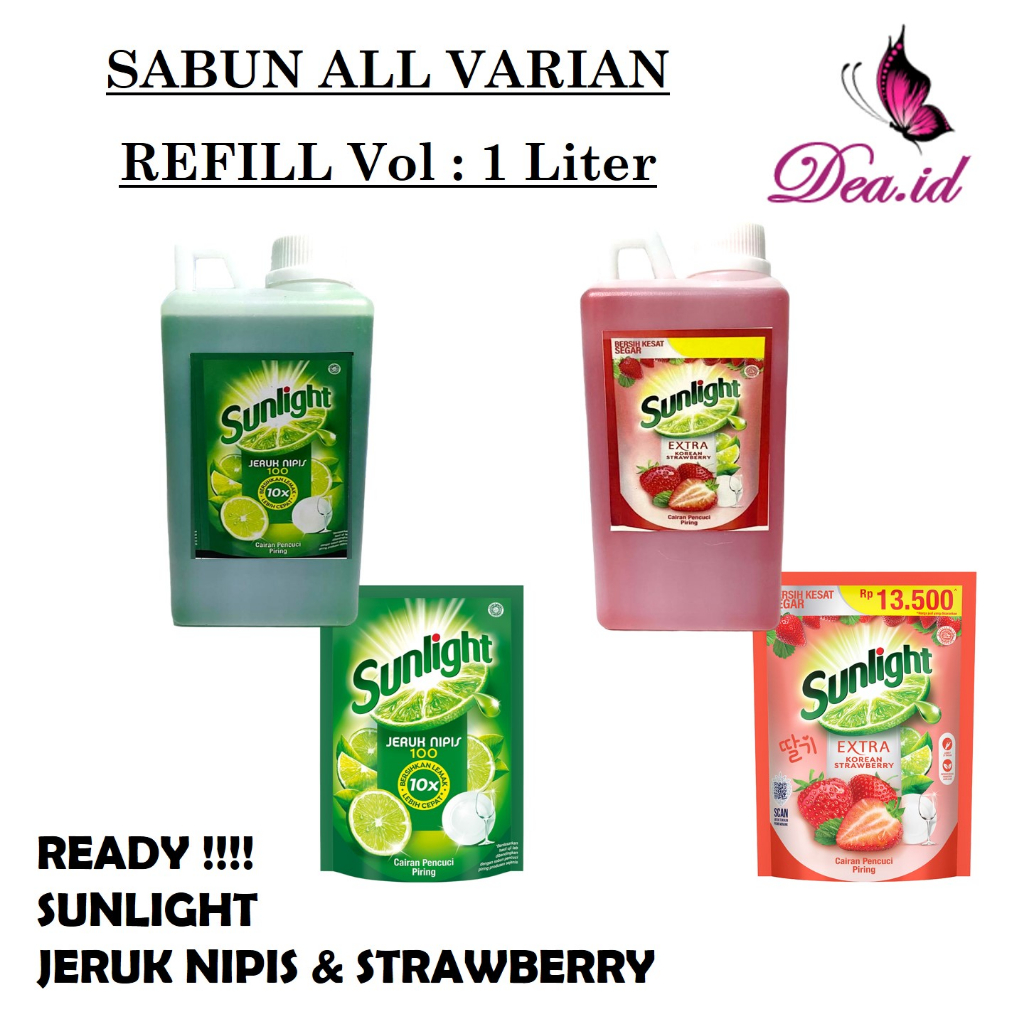 [DEASTORE] REFILL SABUN DETERGEN CAIR PEMBERSIH BAJU PAKAIAN LIQUID RINSO R1NS00 M00LT0 - PELEMBUT PEWANGI PAKAIAN D0WNNY ALL VARIAN - SABUN CUCI PIRING SUNL1GHT - KARBOL PEMBERSIH LANTAI DAN BAU ANTI KUMAN W1P00L