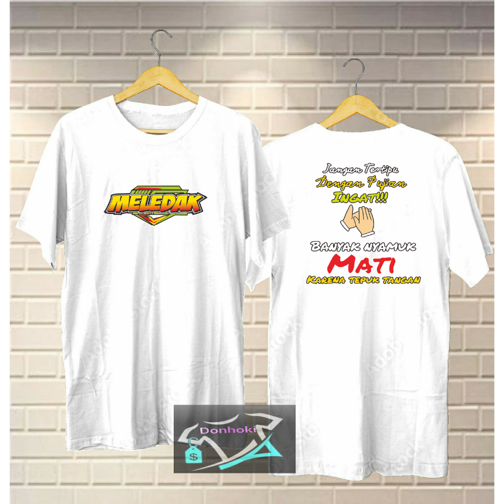 KAOS MELEDAK jangan tertipu Nyamuk dtf  COWOK ATASAN PRIA WANITA KAOS COWOK