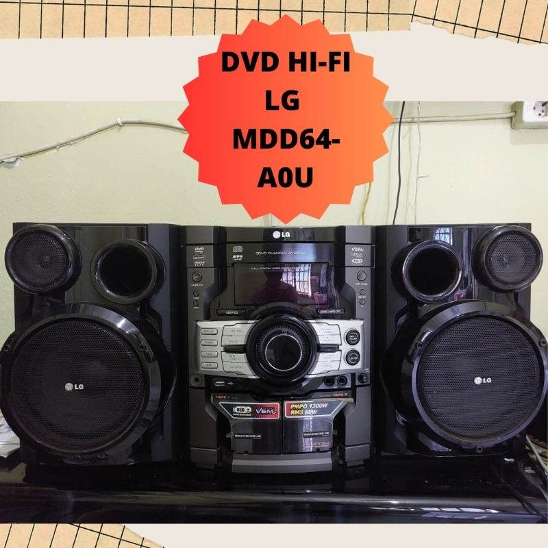 DVD HI-FI LG MDD64-A0U