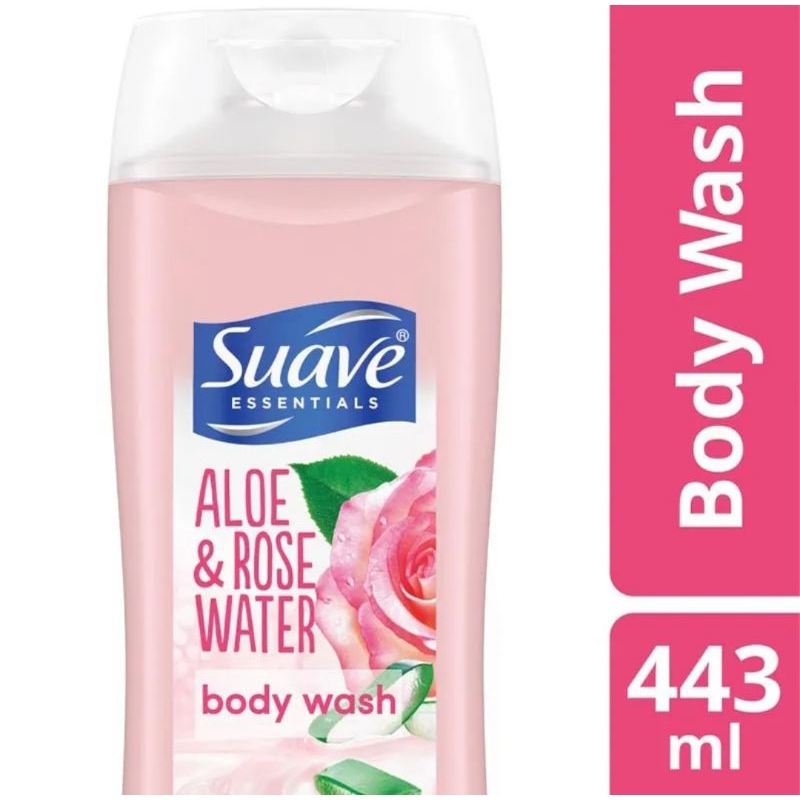 Suave Essentials Body Wash Cherry blossom 443ml / sabun mandi suave cream