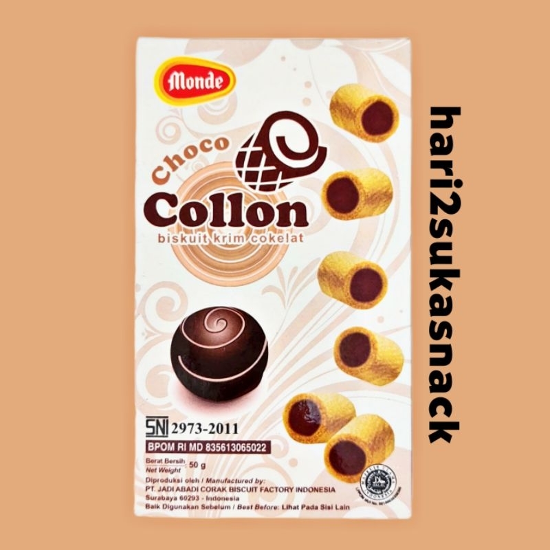 Biskuit Collon Coklat Egg Roll