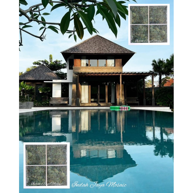 keramik kolam renang bali | keramik kuda laut mass rectura 15x15 cm