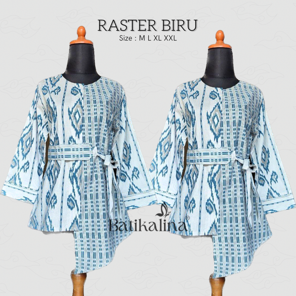 Baju Batik Wanita Moder Atasan Blouse Batik Kerja Kantor Wanita