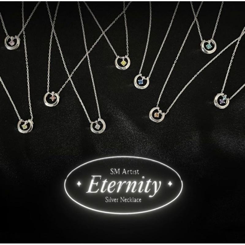 SM ARTISTS ETERNITY SILVER NECKLACE