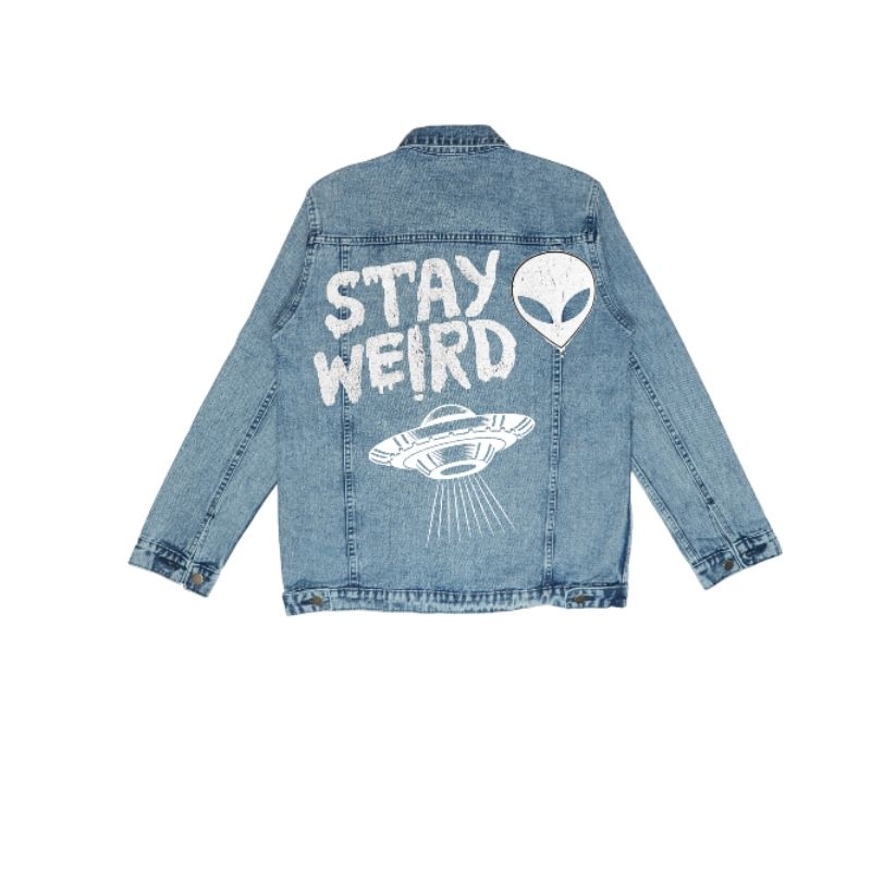 SMH Jacket Jeans Pria Jacket Jeans Wanita oversize