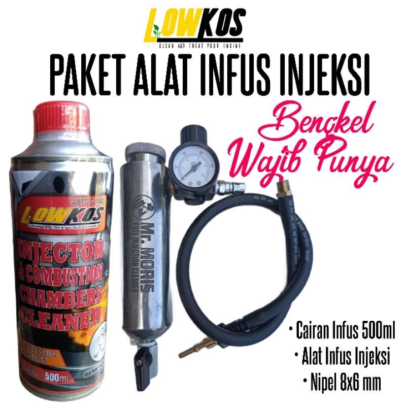 Paket Alat Servis Injeksi / Injector Cleaning Tools + Cairan Infus Injector Cleaner