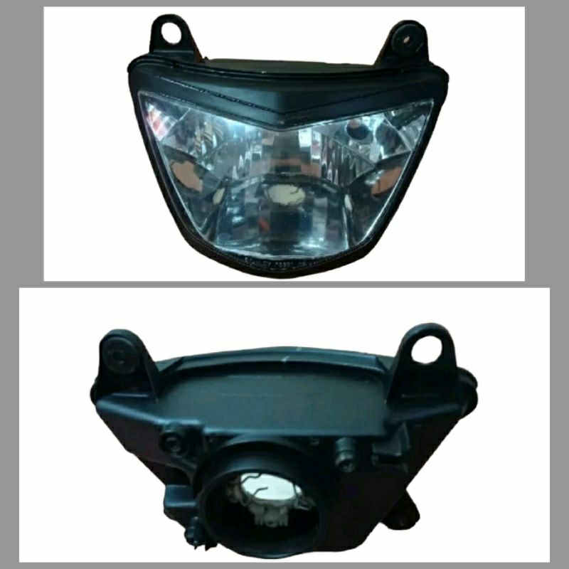 reflektor lampu depan ninja r barong ori bekas