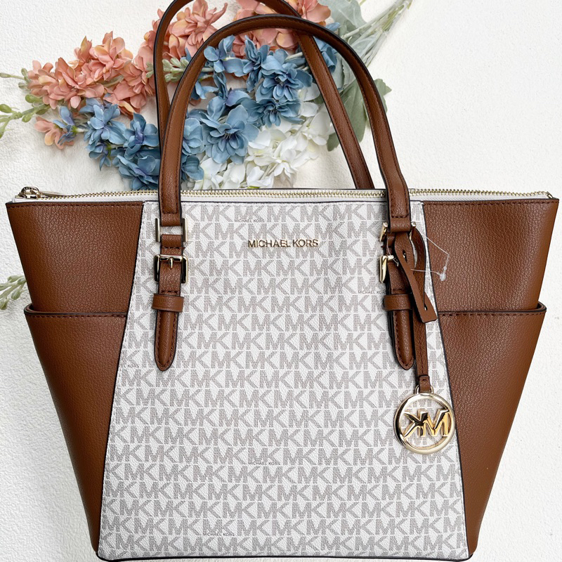 MK Charlotte Tote Vanilla