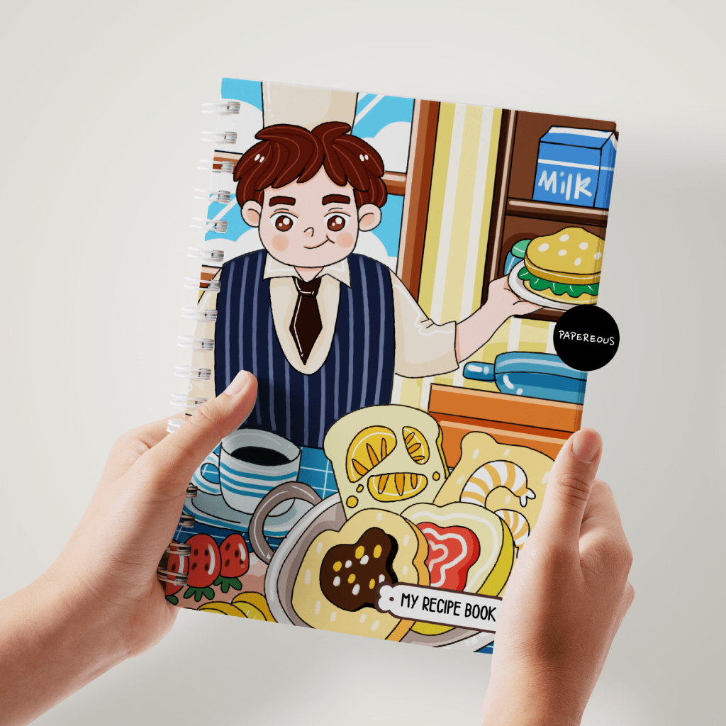 

RECIPE BOOK FOR KIDS / COOKING JOURNAL FOR KIDS - CUTE BOY