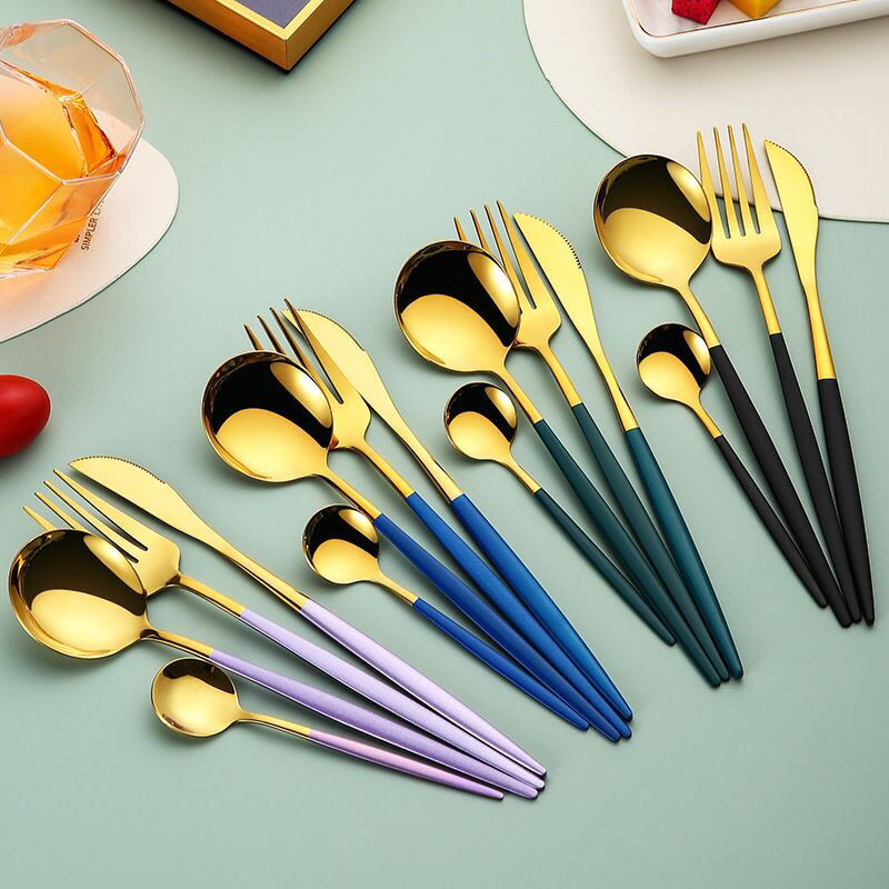 Sendok Western Spoon 4 in 1 Set / satuan /Portugese Style Stainless Steel High Quality Food Grade