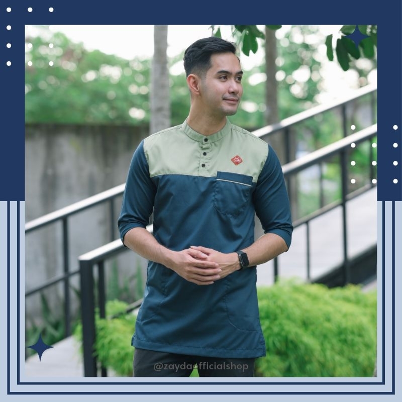 Baju Koko Terbaru Lengan 3/4 Kurta Modern