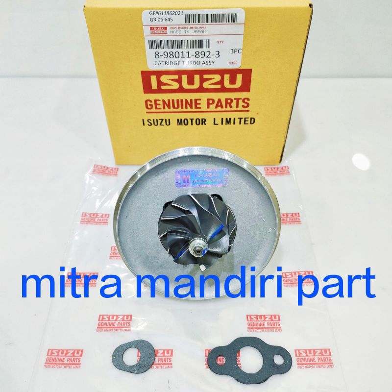 CARTRIDGE TURBO CHARGER ISUZU DMAX 3.0