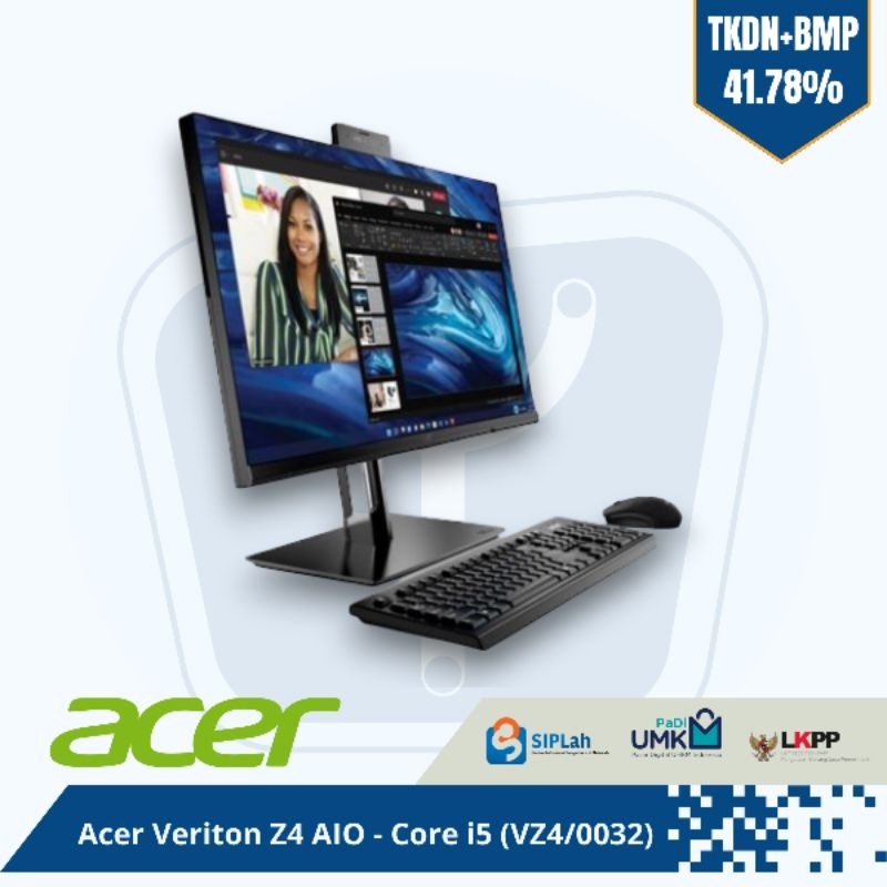 TKDN - All In One PC Acer Veriton Z4 Intel Core I5 - VZ4/0032 8/512 GB SSD