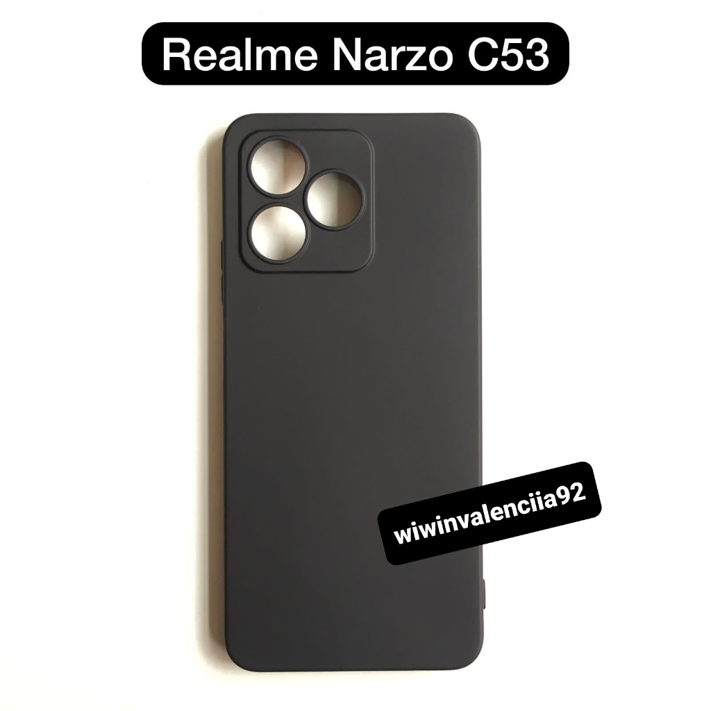 Softcase ULTRATHIN Bening Dan Hitam REALME C55 NFC C53 2023 Terbaru Sofcase Bening Glossy Soft Case Lembut Tipis Clear Super Ultra Thin Silicone-Silikon-Karet-Plastik Berasa Ga pakai Casing Sekali 4G 5G Plus s y t Pro 4G 5G PRO Plus New ter Baru 2023