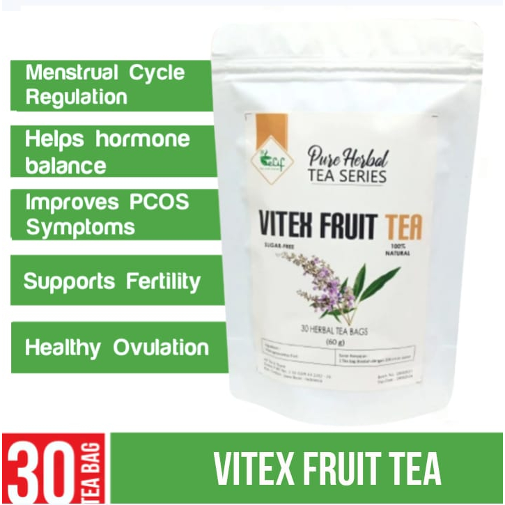 ELIF TEA Vitex Fruit Tea : Vitex Berry / Vitex Agnus Castus Tea isi 30 Tea Bag