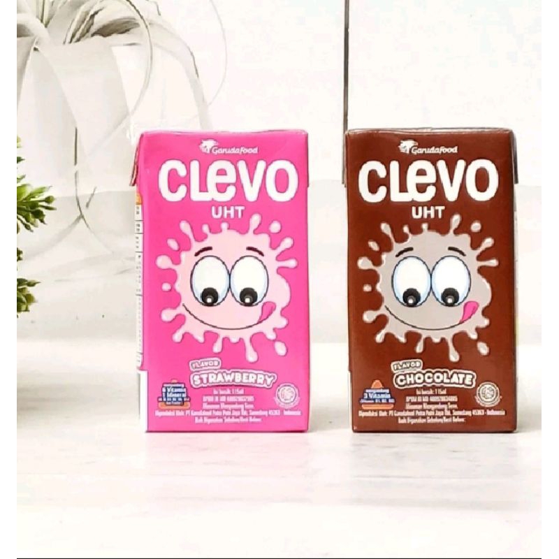 

CLEVO SUSU UHT RASA COKLAT/STRAWBERY KOTAK