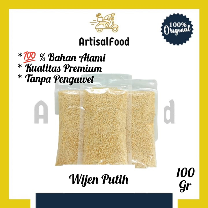

kacang WIJEN PUTIH white sesame 100 gram