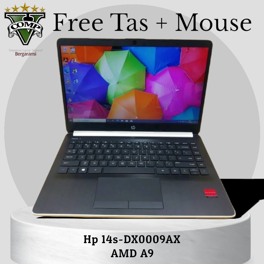 HP 14s-dk0009AX Amd A9-9425 SSD 256 Gb Ram 4 Gb Vga Amd Radeon R5