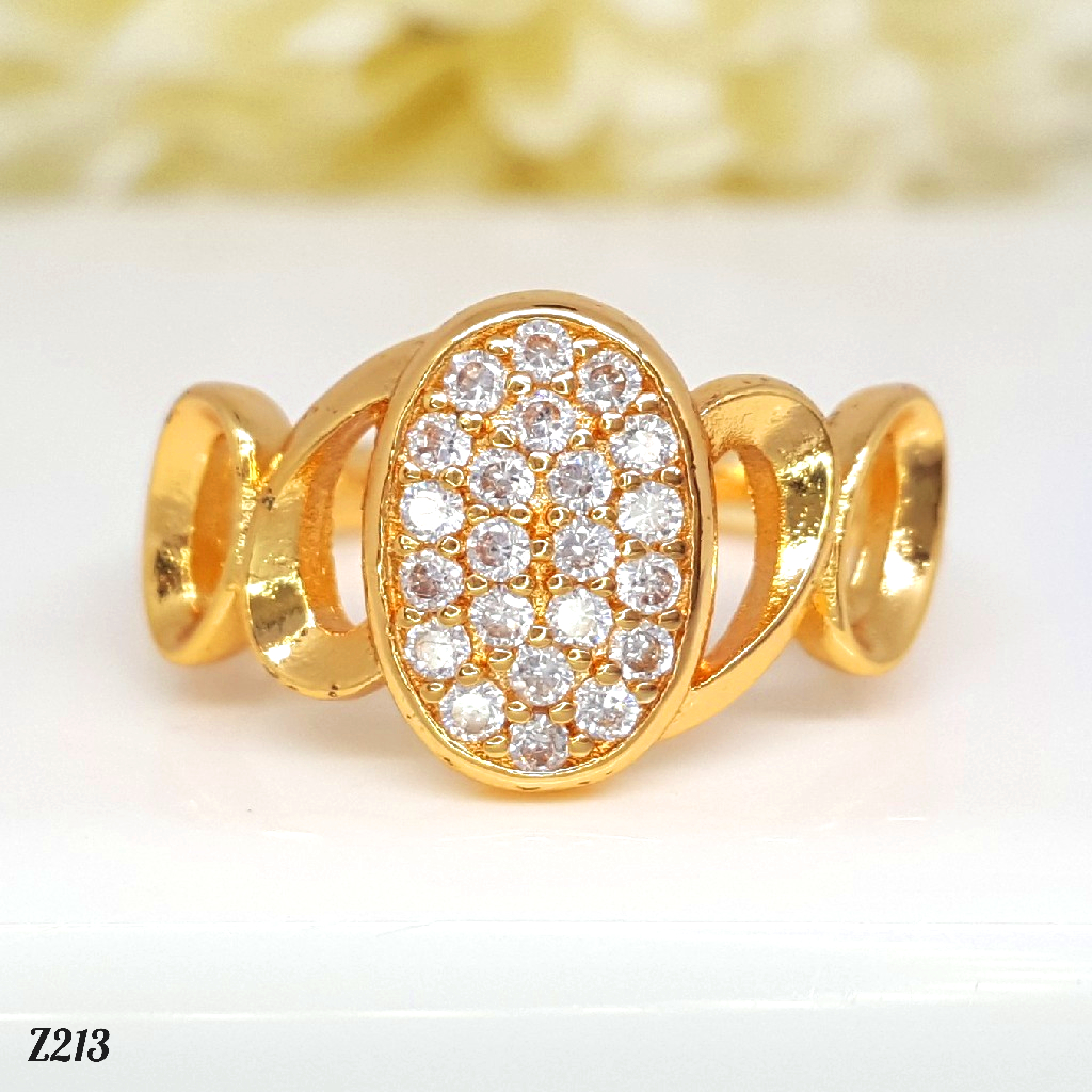 PGX Cincin Xuping Wanita Lapis Emas Aksesoris Perhiasan Fashion Premium - Z213