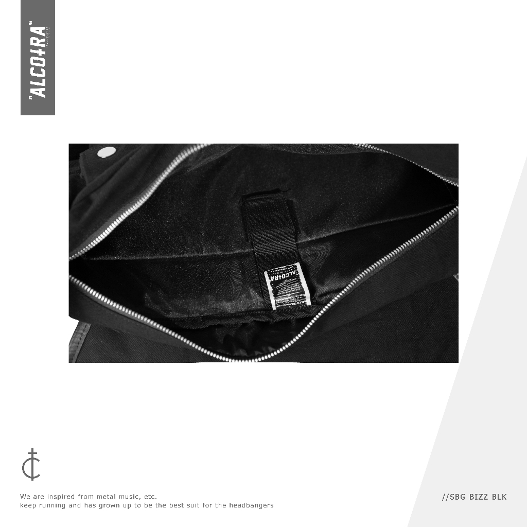 SBG BIZZ BLK // SLINGBAG BIZZ HITAM ALCOTRA