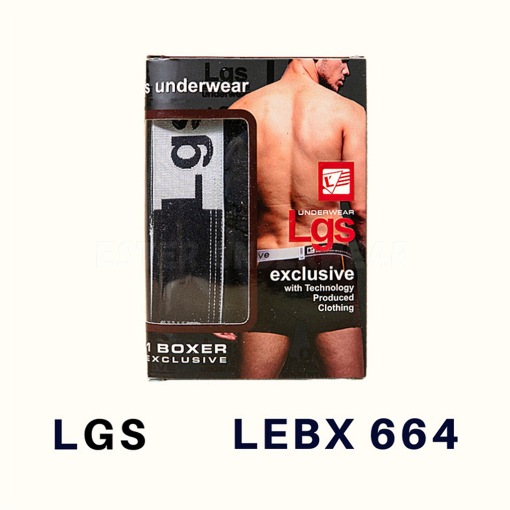 CELANA BOXER PRIA LGS 664 ISI 1 Pcs |CELANA LGS EXCLUSIVE