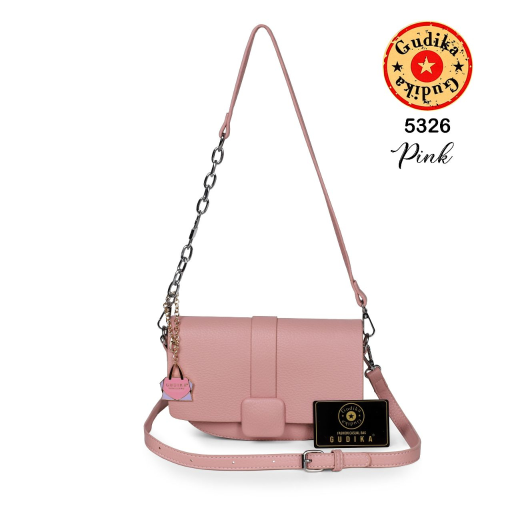 GUDIKA Valerie 5326 - Tas Wanita Kulit OOTD Harian Korea Style - Tas Selempang Anti Air Kekinian Import Original Terbaru - sling bag - shoulder bag - tas bahu - tas kulit - tas batam - tas pesta kondangan