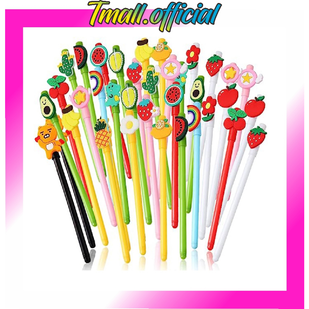 

❄ TMALL ❄ Pulpen Karakter Kartun Buah Pena Gel Motif Karakter Lucu Pen Cute Student Japanese S070