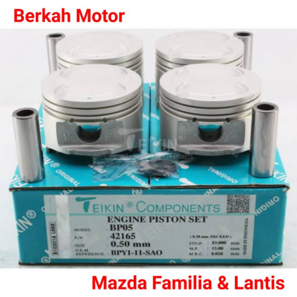 TERMURAH Piston seher Mazda 323 Familia Mazda 323 Lantis Teikin 050 limited