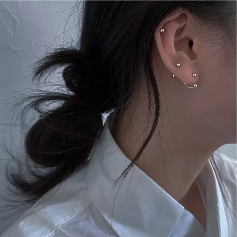 Piercing Rosi U Earring Septum Helix Tragus Lips Stainless Steel Tapal Kuda
