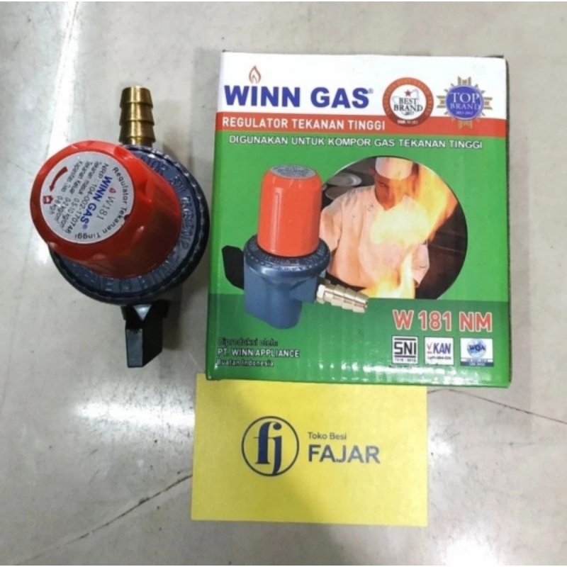 Regulator GAS LPG tekanan tinggi WINN W 181 NM kepala gas high pressure kompor jualan