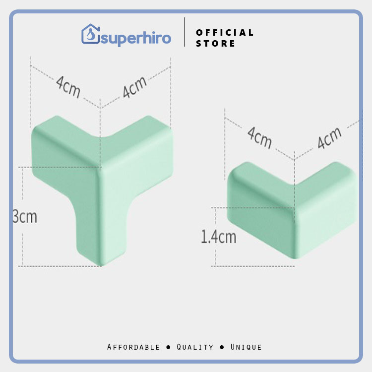 Siku Silikon Pelindung Meja Pengaman Pinggiran Tepi Sudut Tangga Baby