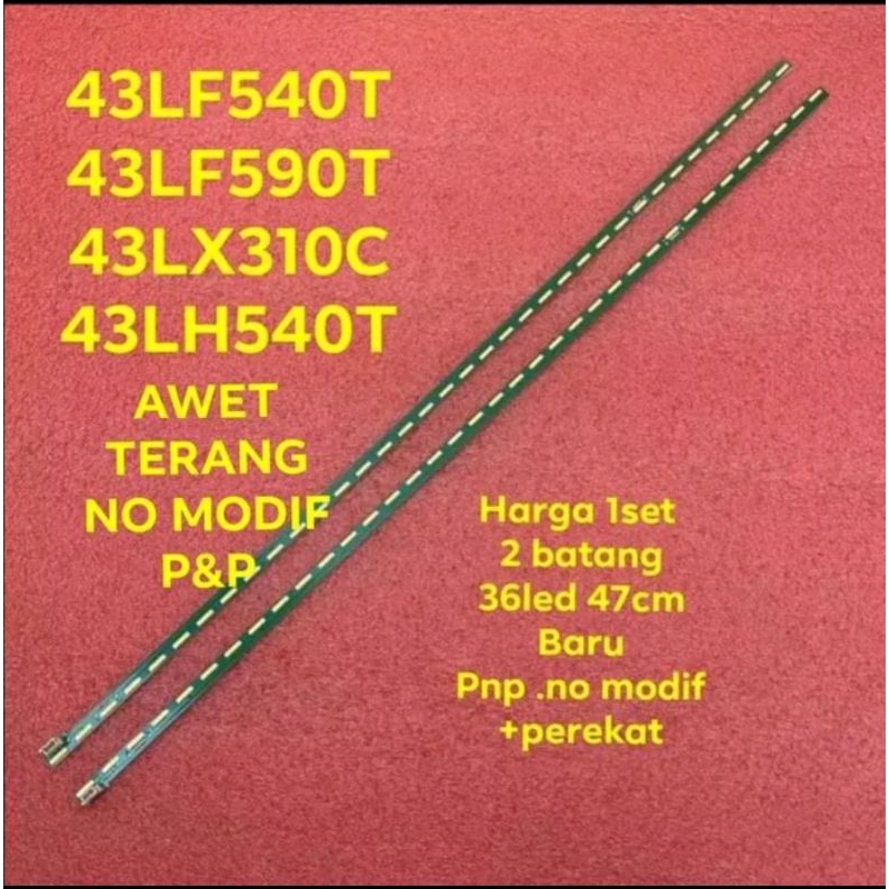 BL LAMPU LED BACKLIGHT TV 43LF540 43LF540T 43LH540 43LH540T 43LF590T